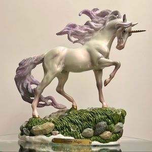 Trail of Pantied Ponies Unicorn Magic Stone Resin Figure